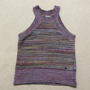 Sleeveless sweater tank